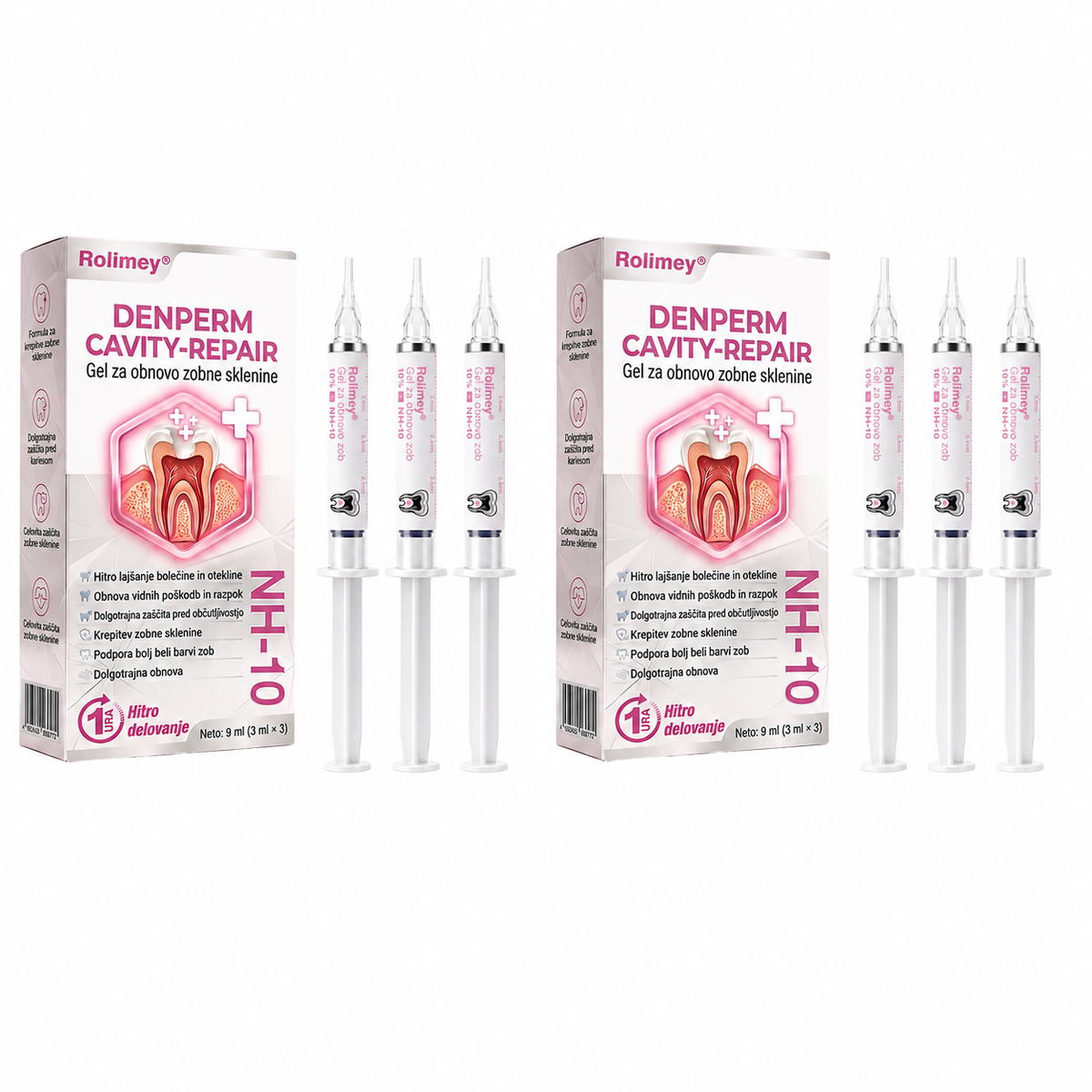 🇸🇮🐺🐺Rolimey® DenPerm – Naravni gel za obnovo zobne sklenine in obnovo zob, poškodovanih zaradi kariesa