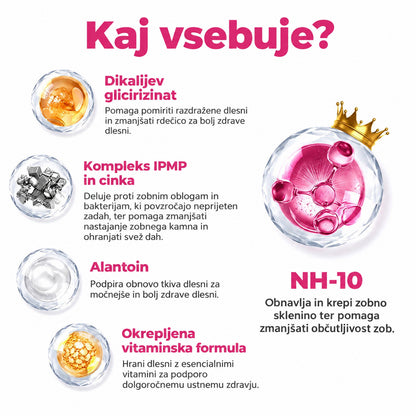 🇸🇮🐺🐺Rolimey® DenPerm – Naravni gel za obnovo zobne sklenine in obnovo zob, poškodovanih zaradi kariesa